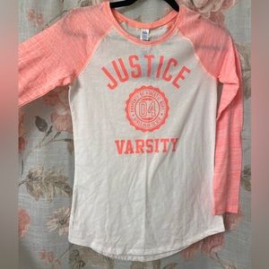 JUSTICE girls shirt size 12